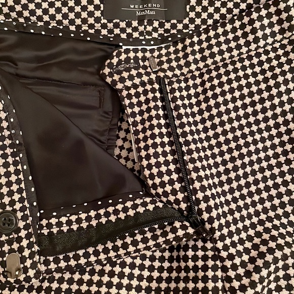 MaxMara Weekend cigarette fitw13 cropped stretch trousers pants, size US 8 - Picture 5 of 10